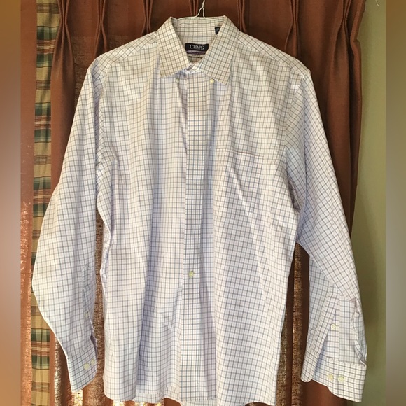 NWOT Casual Button Down Shirt in Size 17 (34/35) - Picture 1 of 6